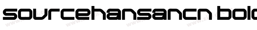 sourcehansancn bold字体转换